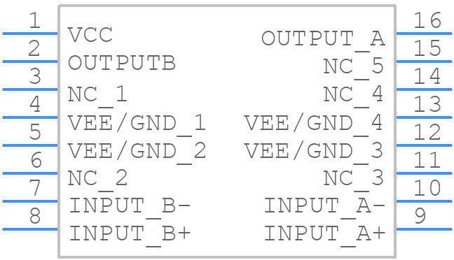NCV0372BDWR2G - onsemi - PCB symbol