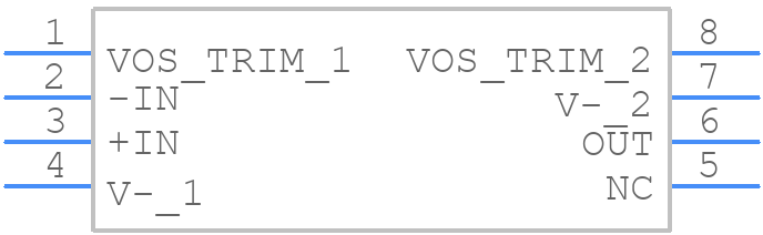 OP27GN8#PBF - Analog Devices - PCB symbol
