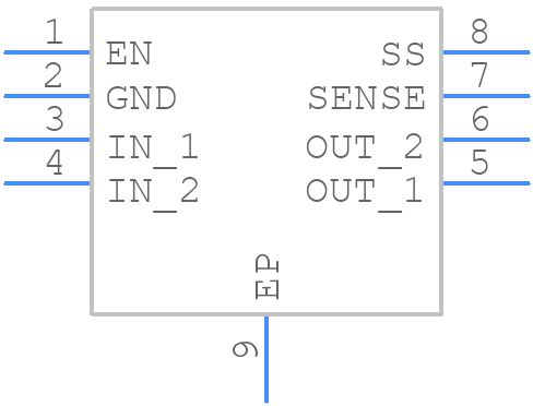 ADP1706ACPZ-1.8-R7 - Analog Devices - PCB symbol