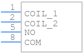 G6DN-1A DC4.5 - Omron Electronics - PCB symbol