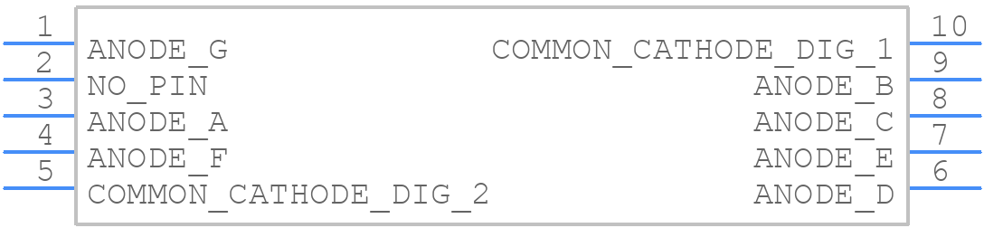 DC03-11EWA - Kingbright - PCB symbol
