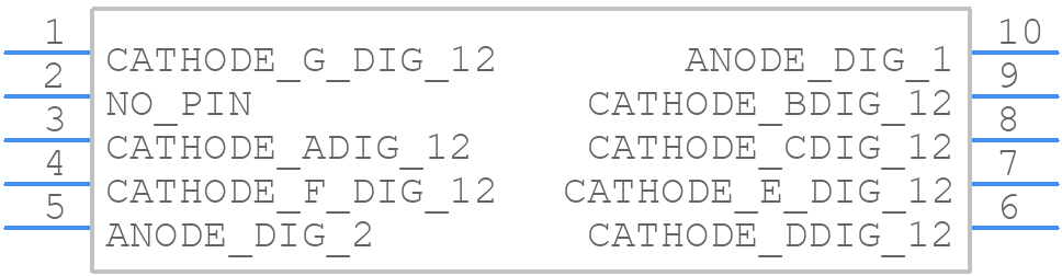 DA03-11CGKWA - Kingbright - PCB symbol