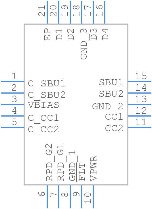 PTPD8S300RUKT - Texas Instruments - PCB symbol