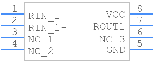 DS90LV018ATMX/NOPB - Texas Instruments - PCB symbol