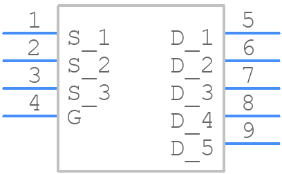 CSD18514Q5AT - Texas Instruments - PCB symbol