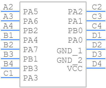 ATTINY20-CCU - Microchip - PCB symbol