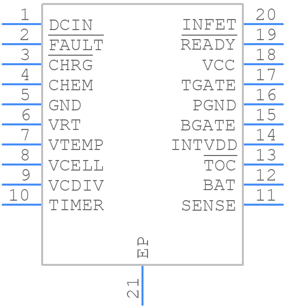 LTC4011CFE#TR - Analog Devices - PCB symbol