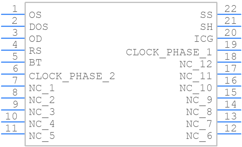 TCD1205DG(8Z,W) - Toshiba - PCB symbol
