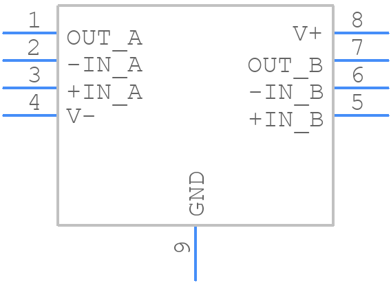 LT6237CDD#TRPBF - Analog Devices - PCB symbol