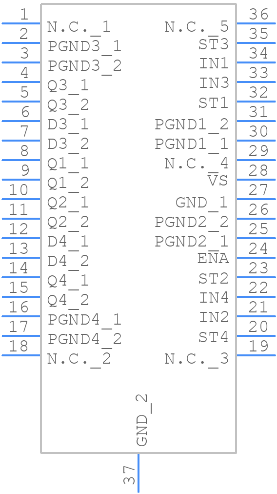 L9348 - STMicroelectronics - PCB symbol