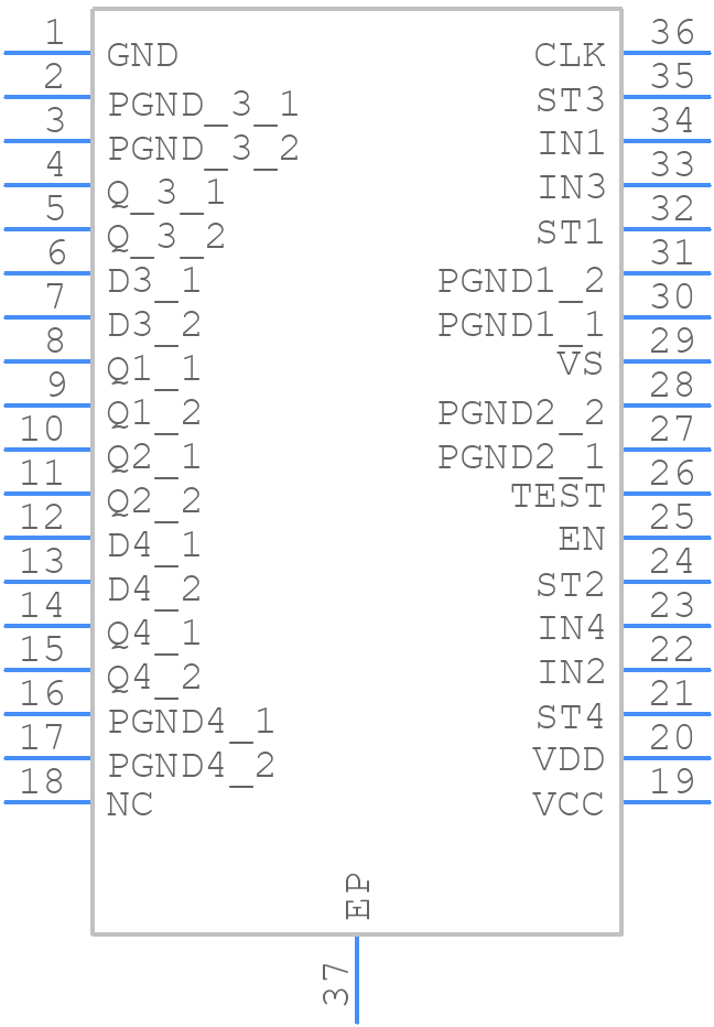 L9347LF - STMicroelectronics - PCB symbol