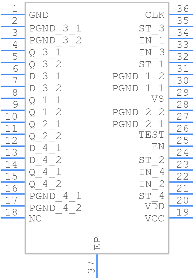 L9347LF-TR - STMicroelectronics - PCB symbol