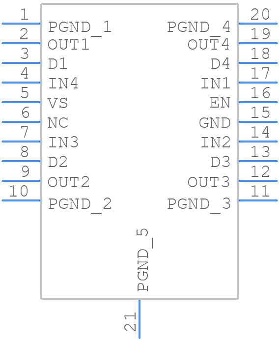L9349-LF - STMicroelectronics - PCB symbol