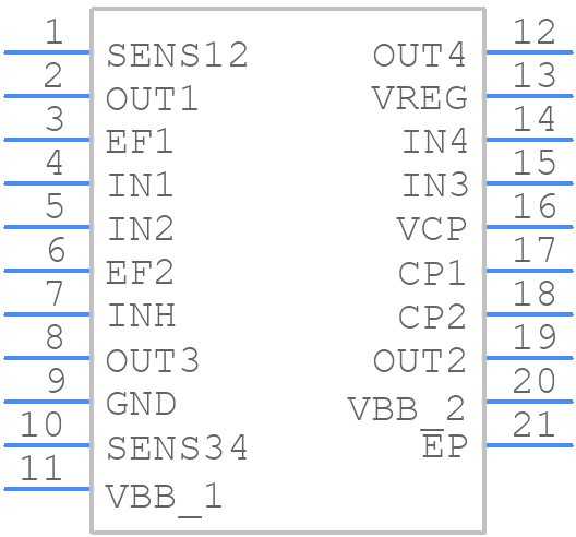 A4990KLPTR-T - Allegro Microsystems - PCB symbol
