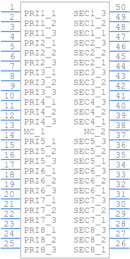 TG111-E212NWLF - Halo Electronics - PCB symbol