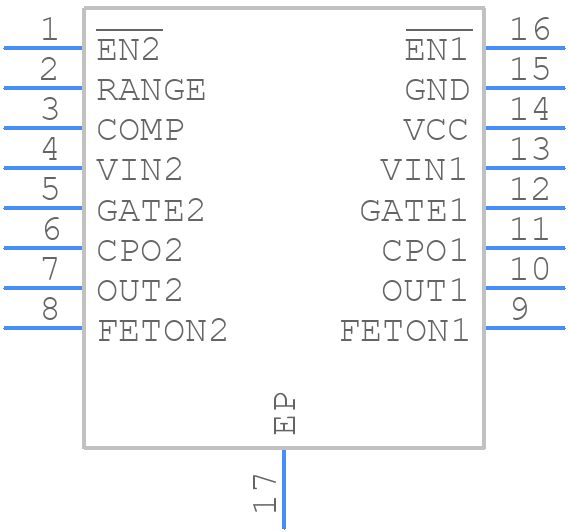 LTC4370CDE#PBF - Analog Devices - PCB symbol