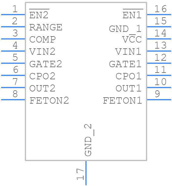 LTC4370CDE#TRPBF - Analog Devices - PCB symbol