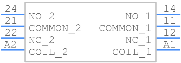 SGR282ZK 24VDC - ELESTA - PCB symbol