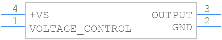 LFTVXO009909Bulk - IQD - PCB symbol