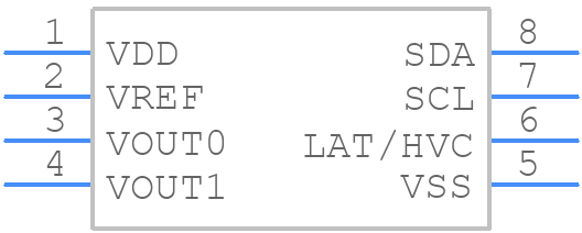 MCP47FEB02A3-E/ST - Microchip - PCB symbol