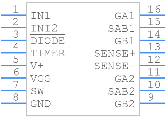 LTC1473IGN#PBF - Analog Devices - PCB symbol