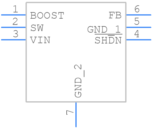 LT1934IDCB#PBF - Analog Devices - PCB symbol