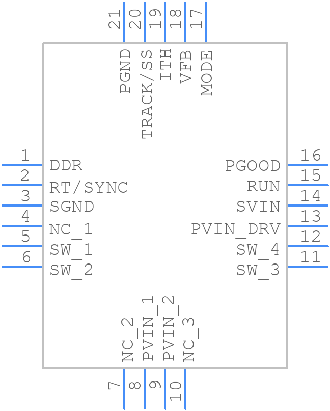 LTC3612EUDC#TRPBF - Analog Devices - PCB symbol