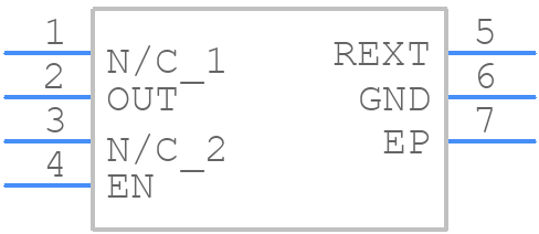 BCR420UFD-7 - Diodes Incorporated - PCB symbol