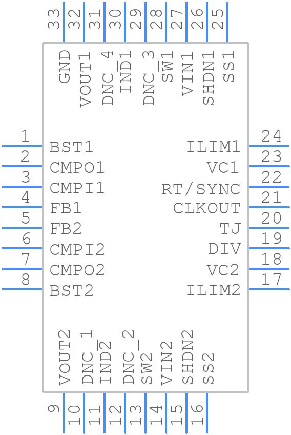 LT3692IUH#TRPBF - Analog Devices - PCB symbol