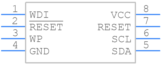 CAT1163WI-30-T3 - onsemi - PCB symbol
