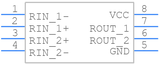 DS90LV028ATMX - Texas Instruments - PCB symbol
