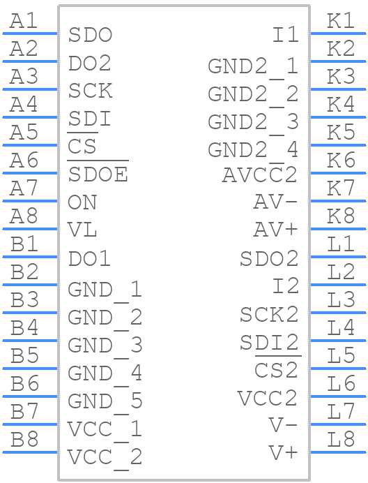 LTM2883CY-5S#PBF - Analog Devices - PCB symbol