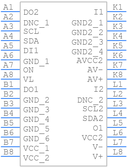 LTM2883CY-3I#PBF - Analog Devices - PCB symbol