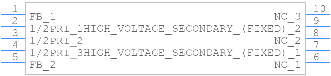 CTX210655-R - COILTRONICS - PCB symbol