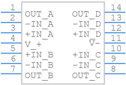 OP400GP - Analog Devices - PCB symbol
