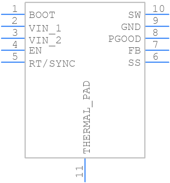 LMR14050QDPRTQ1 - Texas Instruments - PCB symbol