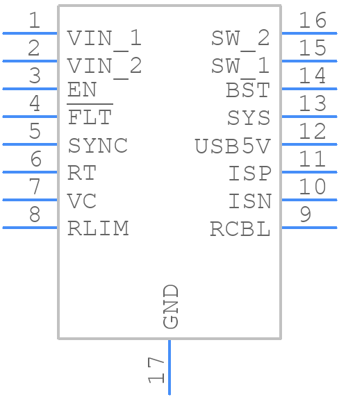 LT3697EMSE#PBF - Analog Devices - PCB symbol
