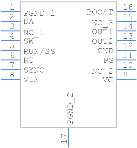 LT3695HMSE-5#PBF - Analog Devices - PCB symbol