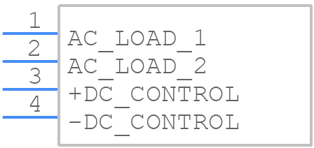 SSRA-240D2 - TE Connectivity - PCB symbol
