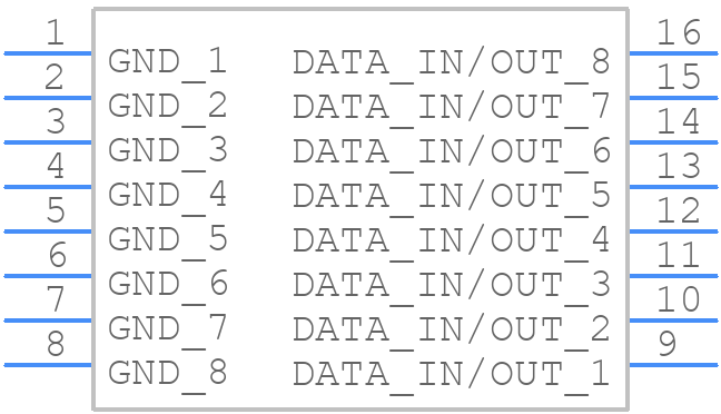 LCDA15C-8 - SEMTECH - PCB symbol