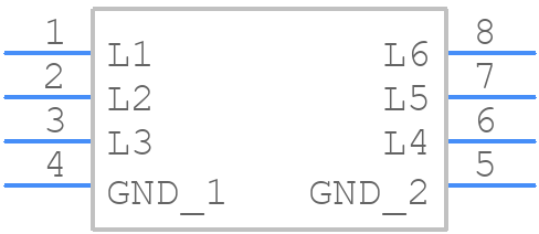 LCDA15C-6.TBT - SEMTECH - PCB symbol