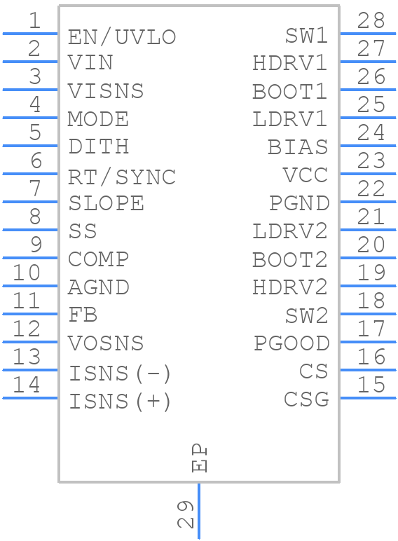 LM5175QPWPRQ1 - Texas Instruments - PCB symbol
