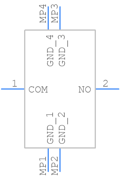 PTS820 J20M SMTR LFS - C & K COMPONENTS - PCB symbol