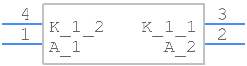 VLWR9630 - Vishay - PCB symbol