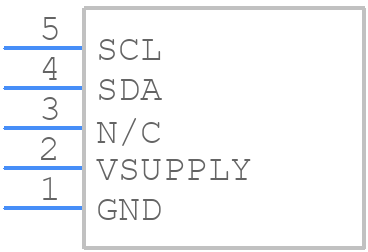 FSAGPDXX1.5LC5B5 - Honeywell - PCB symbol