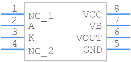 5962-9085401HXA - Avago Technologies - PCB symbol