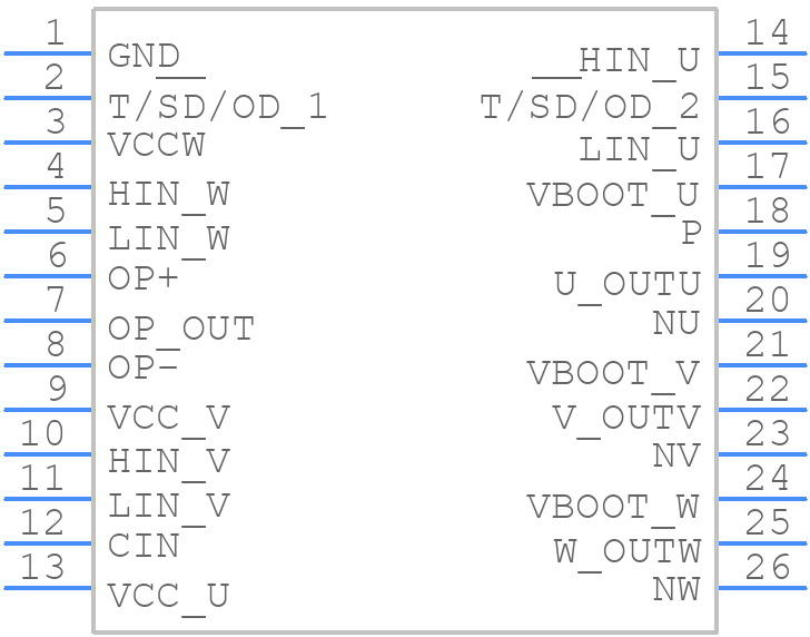 STIPN1M50T-H - STMicroelectronics - PCB symbol