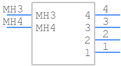 0480370001 - Molex - PCB symbol