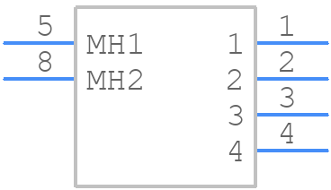 UP2-AH-1-TH - Same Sky - PCB symbol