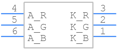 MSL0402RGBU1 - ROHM Semiconductor - PCB symbol